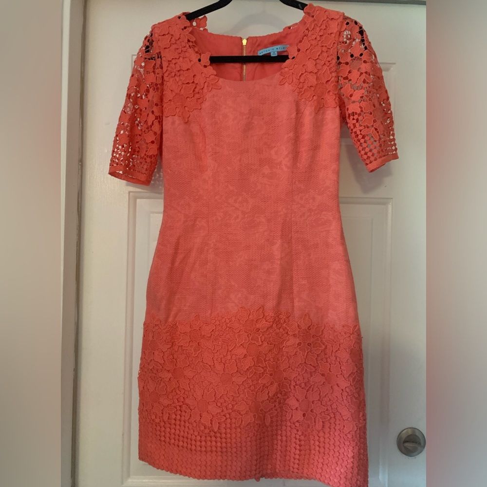 Antonio Melani coral colored size 2 women’s dress